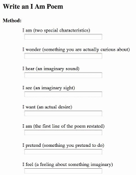 I Am Poem Worksheet New I Am Poem Love The Idea Of Having Students Write An I In 2020 Poetry Lessons I Am Poem Writing Poems