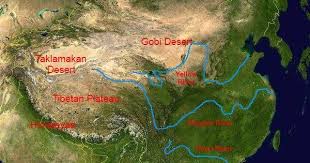 This incomplete list of rivers that flow through china is organized according to the body of water into which each river empties, beginning with the sea of okhotsk in the northeast. Physical Map Of China Mountains Rivers Deserts Plateaus China Map Physical Map China