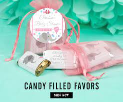 Personalized Girl Baby Shower Favors Candies