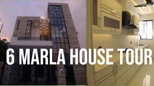 Look through kitchen pictures in different colors and styles. 6 Marla House Tour With Latest A Interior Design 27 Ft X 50 Ft Double Storey House Youtube