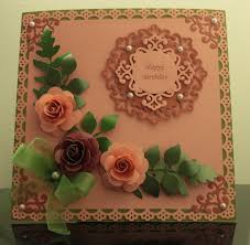 Choose your preferred color of construction paper to make the paper roses with. Cards With Handmade Paper Roses Paper Blossoms