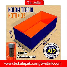 Beli Kolam Ikan Terpal Kotak Ukuran 200x120x80cm Ada Pembuangan Dengan Harga Murah Rp285 000 Di Lapak Cv Bambang Mas Kab Blitar Pengiriman Cepat Ashtray