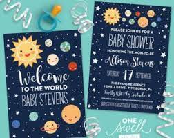 Space Baby Shower Invitation Planet Baby Shower Invitation Solar System Invitation It S A Boy Invite Space Baby Sprinkle Invitation 586 Space Baby Shower Baby Sprinkle Invitations Baby Shower Invitations For Boys