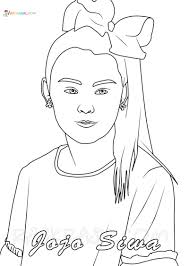 This content for download files be subject to copyright. Jojo Siwa Coloring Pages 18 New Images Free Printable