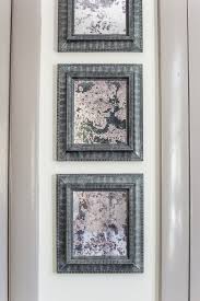 Place the mirror backside up on cardboard, or on some other type of protectant for your floor. How To Turn Old Frames Into Antique Mirrors Bless Er House