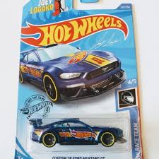 Hot Wheels 2020 Hw Race Team Custom 2018 Ford Mustang Gt Joey Legano Ghc59 At Jtc Collectibles Ford Mustang Gt Mustang Gt Ford Mustang
