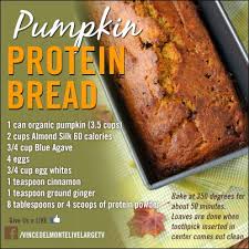Tasty Thursday Pumpkin Protein Bread Recipe Healthy Pumpkin Bread Pumpkin Bread Recipe Healthy Healthy Pumpkin