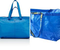 Ikea Trolls Balenciaga Hard For Its 2 145 Bag That Looks Just Like The 99 Ikea Frakta Sammiches Psych Meds Bags Balenciaga That Look