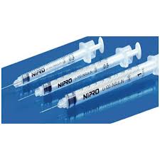 Seringue Insuline 1ml Nipro - Aiguille Sertie 30G/29G ...