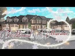 Any water or soap residues not only end upat the bottom of your shower, but also your bath if lacquered cabinets: Roblox Bloxburg Traditional Winter Mansion House Build Youtube Mansions Mansions Homes Building A House