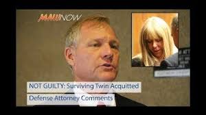 NOT GUILTY: Duval Acquitted of Murder in Case Involving Death of Twin :  Maui Now