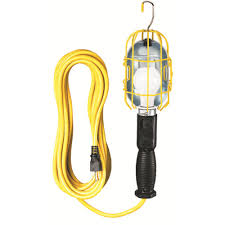 Incandescent Trouble Light With Metal Cage Work Lights Incandescent Light