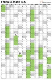 Sie haben eine dauer von insgesamt 45 tagen. Ferien Sachsen 2020 Ferienkalender Zum Ausdrucken