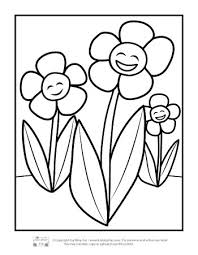 For our summer vacation, i'm making some cute coloring pages for them (and the blog!). Flower Coloring Pages For Kids Itsybitsyfun Com