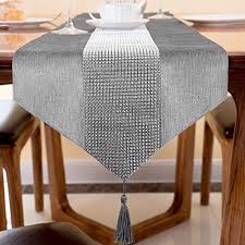 Sequined Rhinestone Elegant Table Runner With Tassel Dini Https Www Amazon Com Dp B01m1e2a33 Ref Cm Sw R Pi Dp U Dining Table Runners Table Runners Decor