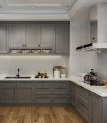 Images of light grey kitchen cabinets. Solid Wood Raise Panel Light Grey Apartment Kitchen Cabinet China Kitchen Products Kitchen Cabinets Made In China Com
