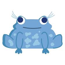 Cartoon Of A Blue Frog With Blue Eyes And Long Eyelashes Vector Tropical Environment Eye Png And Vector With Transparent Background For Free Download Its one of my goals to draw every single animal cartoon style. cartoon of a blue frog with blue eyes
