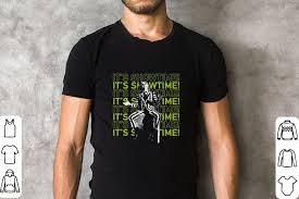 He's been summoned—to the stage, that is. Official Halloween Beetlejuice Michael Keaton Its Showtime Shirt Hoodie Sweatshirt Longsleeve Tee