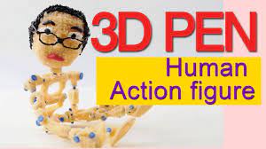 3d Pen Print Art How To Make Movable Action Figure Diy Tutorial 3d Pen Action Figures 3d Pen Art