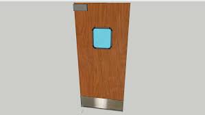 Choose between single restaurant swing door or double swing doors. Restaurant Swinging Kitchen Door 3d Warehouse