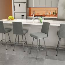 Amisco Linea Swivel Stool 41320 Furniture Kitchen Urban Collection Contemporary Bar Stools Home Decor Kitchen Swivel Bar Stools