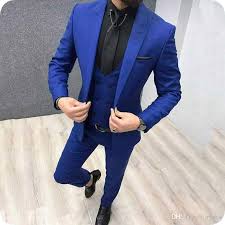 2020 Fashion Casual Business Royal Blue Mens Suits 3 Pieces Formal Dress Groomsman Men Wedding Suit For Men Groom Prom Tuxedos Suits Aliexpress Check out our range of wedding outfits and accessories, perfect for any season. 2020 fashion casual business royal blue mens suits 3 pieces formal dress groomsman men wedding suit for men groom prom tuxedos