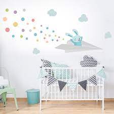 sticker enfant avion lapin stickers muraux chambre bebe chambre bebe avion chambre bebe