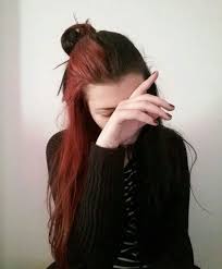 Split Dyed Hair Split Dyed Hair Hair Styles Brown Hair Dye
