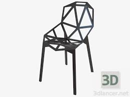 Jetzt günstig die wohnung mit gebrauchten möbeln einrichten auf ebay kleinanzeigen. 3d Modell Konstantin Grcic Stuhl Eins 24847 3dlancer Net