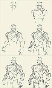 Learn how to draw ironman in this simple step by step narrated video tutorial. How To Draw Iron Man 10 Step By Step Examples