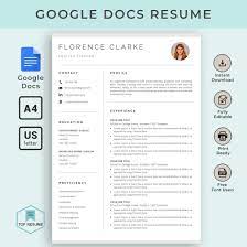Google Docs Resume Google Docs Resume Template Google Docs Template Instant Download Cv Resum Resume Template Word Teacher Resume Template Resume Template