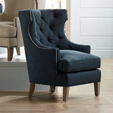 Explore accent chairs, accent tables, accent storage, ottomans, poufs, bookcases, shelves, bar carts, cabinets, chests, buffet tables and coat racks at everyday low prices. Reese Studio Indigo High Back Accent Chair 8g310 Lamps Plus High Back Accent Chairs Accent Chairs Single Sofa Chair
