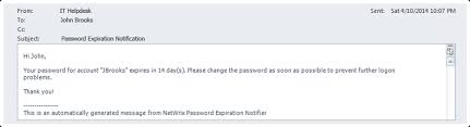 How to stop windows expiry notification. Free Tool For Active Directory Password Expiration Notification