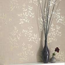 Bijou Beige Wallpaper Floral Wall Coverings By Graham Brown Living Room Wallpaper Neutral Beige Wallpaper Wallpaper Living Room
