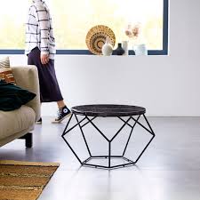 Cypress tree coffee table $957.00. Round Marble And Metal Coffee Table Tikamoon