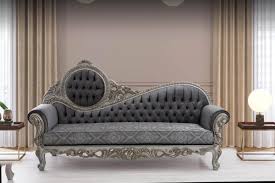 Multicoloured pillow case home bedding. Casa Padrino Luxury Baroque Sofa Gray Blue Silver Bronze 230 X 90 X H 135 Cm Magnificent Solid Wood Living Room Sofa With Elegant Pattern And Decorative Pillows Baroque Living Room Furniture