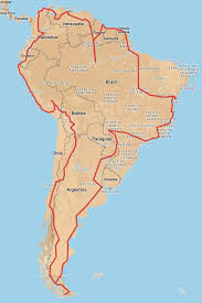 Trans South America Overland Tour Map Road Trip Map Travel Route Trip
