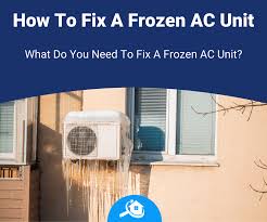 In your home's breaker box, locate the breakers which supply the ac unit check your unit to verify the coils have thawed thoroughly. How Do You Fix A Frozen Ac Unit
