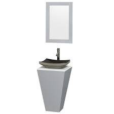 20 inch pedestal bathroom vanity