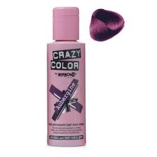 A gorgeous combination of natural brown and purple with red hues! Crazy Color 50 Aubergine 100ml Crazy Color Malta