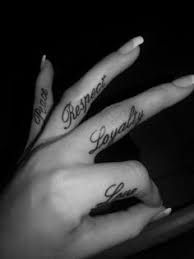 11 Finger tattoos ideas
