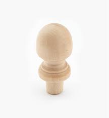 Cedar wood acorn finial 3. Hardwood Acorn Finial Lee Valley Tools