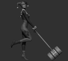 See over 412 harley quinn images on danbooru. Harley Quinn 3d Model In Figurines 3dexport