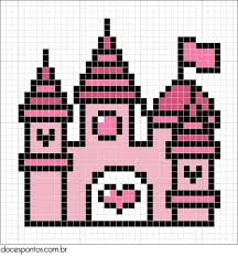 Chateau De Princesse En Perles Hama Perler Bead Pattern Disney Characters Castle Hama Bead Perler Pattern Coloriage Pixel Dessin Carreau Perles Hama