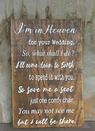 Wedding Decor I M In Heaven For Your Wedding Save Me A Seat Chair Sign Wooden Wall Sign Countrywedding Wedding Saving Wedding Decorations Wedding Sparklers