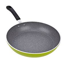 Cook N Home 12inch Frying Pan With Nonstick Coating Induction Compatible Bottom Large Green Click On The Image For Addi Frying Pan Induction Cooktop Cook N