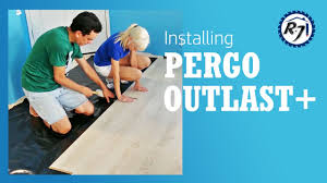 10 mm thickness and 2 mm attached hello! Installing Pergo Outlast Flooring Youtube