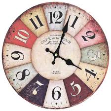 Sólo se utilizan los mejores movimientos de reloj de cuarzo. Vidaxl Reloj De Pared Vintage Colorido 30 Cm Compra Online En Ebay