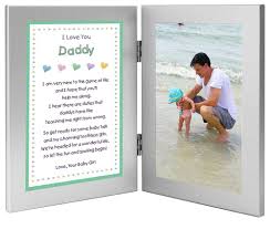 Gift For New Dad Daddy Gift From Daughter Baby Girl Double Frame With Poem Add Photo Father S Da Gifts For New Dads Daddy Gifts Christmas Gift Daddy