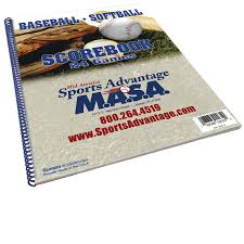 Glovers Masa Baseball Softball Scorebook Sports Advantage